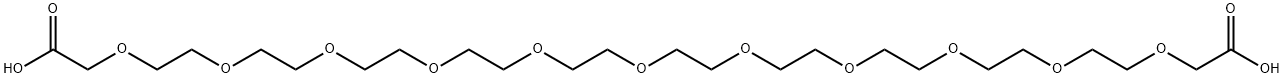 HOOCCH2O-PEG10-CH2COOH,1391054-54-8,结构式