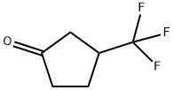 3-(三氟甲基)环戊烷-1-酮 结构式