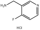 3-Pyridinemethanamine, 4-fluoro-, hydrochloride (1:1) Structure
