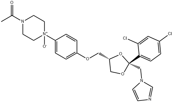 Ketoconazole N-Oxide, 1392277-16-5, 结构式
