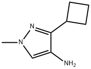 1H-Pyrazol-4-amine, 3-cyclobutyl-1-methyl-|