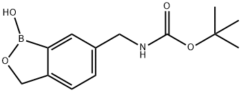 Tert-butyl (1-hydroxy-1,3-dihydrobenzo[c][1,2]oxaborol-6-yl)methylcarbamate Structure