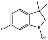 6-氟-3,3-二甲基苯并[C][1,2]氧杂硼杂环-1(3H)-醇,1393477-39-8,结构式