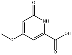 4-甲氧基-6-氧代-1,6-二氢吡啶-2-羧酸 结构式