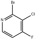 2-bromo-3-chloro-4-fluoropyridine Structure