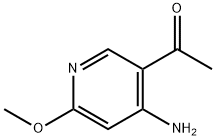 1-(4-Amino-6-methoxy-pyridin-3-yl)-ethanone Structure