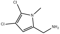 (4,5-dichloro-1-methyl-1H-pyrrol-2-yl)methanamine Struktur