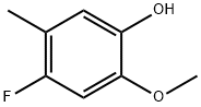 4-Fluoro-2-methoxy-5-methylphenol Struktur
