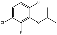 1,4-二氯-2-氟-3-异丙氧基苯, 1395038-43-3, 结构式