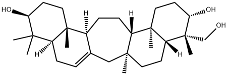 (4S)-C(14a)-Homo-27-norgammacer-14-ene-3β,21α,24-triol Structure