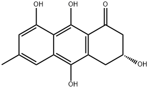 1(2H)-Anthracenone, 3,4-dihydro-3,8,9,10-tetrahydroxy-6-methyl-, (3R)-