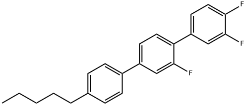 1,1':4',1''-Terphenyl, 2',3,4-trifluoro-4''-pentyl- (9CI) Struktur