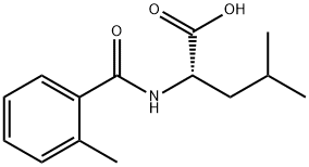 Leucine, N-(2-methylbenzoyl)- Struktur
