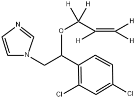 Imazalil-(allyl-d5) Structure