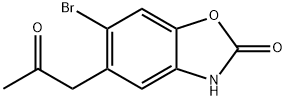 2(3H)-Benzoxazolone, 6-bromo-5-(2-oxopropyl)-|6-溴-5-(2-噁丙基)苯并[D]唑-2(3H)-酮