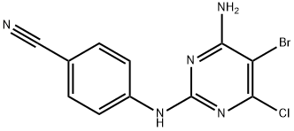 Etravirine Impurity 11 化学構造式