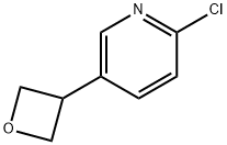 2-氯-5-(氧杂环丁烷-3-基)吡啶, 1400997-64-9, 结构式
