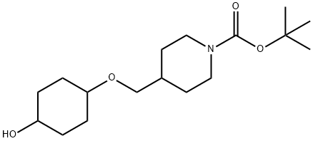 1-Piperidinecarboxylic acid, 4-[[(4-hydroxycyclohexyl)oxy]methyl]-, 1,1-dimethylethyl ester