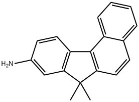 7H-Benzo[c]fluoren-9-amine, 7,7-dimethyl- Struktur