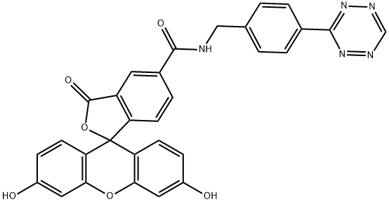 5-FAM tetrazine Struktur