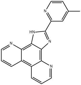 2-(4-methyl-pyridin-2-yl)-1H-imidazo[4,5-f] 结构式
