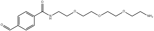 Ald--Ph-PEG3-amine Struktur