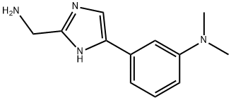 3-(2-(氨基甲基)-1H-咪唑-5-基)-N,N-二甲基苯胺, 1404113-44-5, 结构式