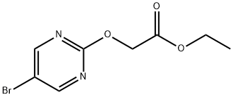Ethyl 2-[(5-bromopyrimidin-2-yl)oxy]acetate Structure
