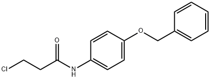 N-[4-(苄氧基)苯基]-3-氯丙酰胺,140662-66-4,结构式
