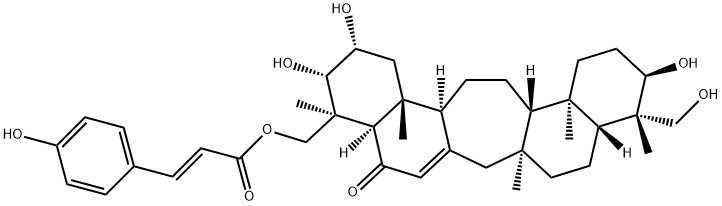 16-Oxolyclanitin-29-yl p-coumarate, 140701-70-8, 结构式