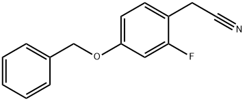 2-(4-(benzyloxy)-2-fluorophenyl)acetonitrile Structure