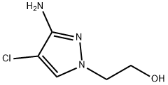 2-(3-氨基-4-氯-1H-吡唑-1-基)乙醇, 1409471-42-6, 结构式