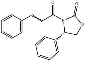 2-Oxazolidinone, 3-(1-oxo-3-phenyl-2-propen-1-yl)-4-phenyl-, (4S)- 结构式