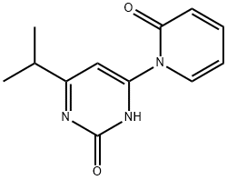 2-Hydroxy-4-(1H-pyridin-2-one)-6-(iso-propyl)pyrimidine Structure