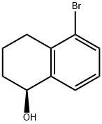 1-Naphthalenol, 5-bromo-1,2,3,4-tetrahydro-, (1S)- Struktur