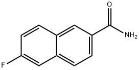 2-Naphthalenecarboxamide, 6-fluoro- Struktur