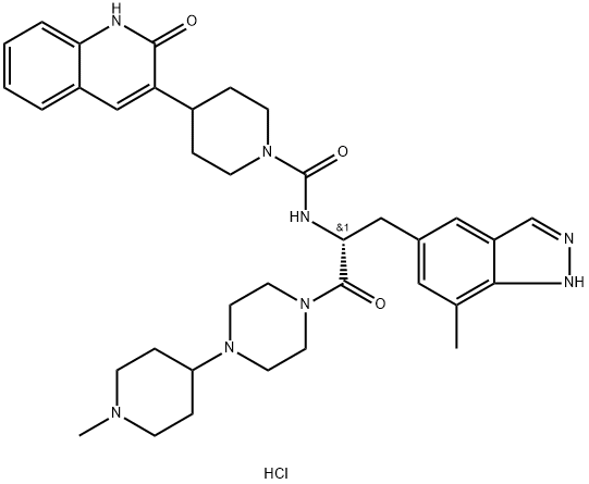 Vazegepant HCl Struktur