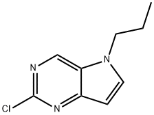 5H-Pyrrolo[3,2-d]pyrimidine, 2-chloro-5-propyl-