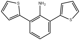 2,6-di(thiophen-2-yl)aniline 化学構造式