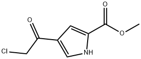 4-(2-氯乙酰基)-1H-吡咯-2-甲酸甲酯, 1415820-00-6, 结构式