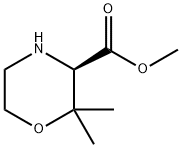 (R)-2,2-二甲基吗啉-3-羧酸甲酯, 1416499-86-9, 结构式