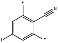 Benzonitrile, 2,6-difluoro-4-iodo- Structure
