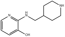 3-Pyridinol, 2-[(4-piperidinylmethyl)amino]-,1421099-26-4,结构式