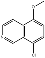 8-氯-5-甲氧基异喹啉 结构式