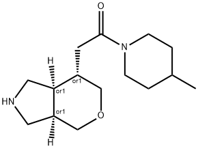 Rel-1-(4-Methylpiperidin-1-Yl)-2-((3Ar,7S,7As)-Octahydropyrano[4,3-C]Pyrrol-7-Yl)Ethanone