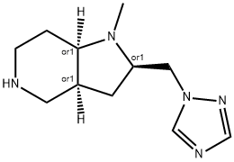 Rel-(2S,3Ar,7As)-2-((1H-1,2,4-Triazol-1-Yl)Methyl)-1-Methyloctahydro-1H-Pyrrolo[3,2-C]Pyridine Structure