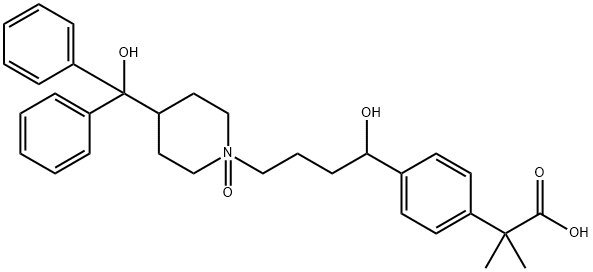 Fexofenadine N-Oxide, 1422515-52-3, 结构式