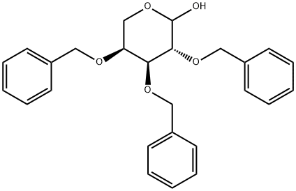 2,3,4-三苄基-L-阿拉伯糖, 1423035-43-1, 结构式