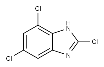 2,4,6-trichlorobenzimidazole, 142356-47-6, 结构式