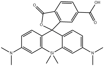 SI-TAMRA-6-COOH,1426090-03-0,结构式